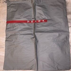 Prada nylon drawstring dustbag 